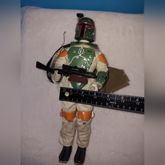 Vintage 1998 Lucas Film LTD. Star Wars Action Collection BOBA FETT 12" Pre-owned - Picture 7 of 9